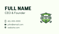 Golfer Shield Championship Business Card Preview