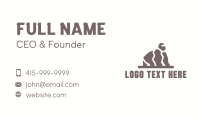 Stone Rock Gorilla Business Card Design