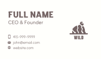Stone Rock Gorilla Business Card Image Preview