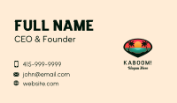 Sunset Beach Shore Business Card Image Preview