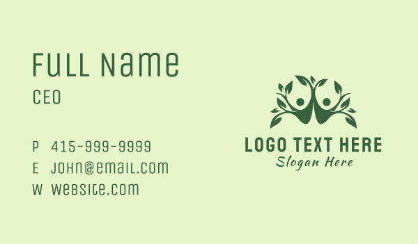 Human Tree Foundation Business Card Design Image Preview