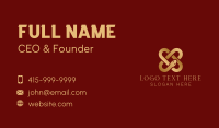 Celtic Knot Snake Business Card Design