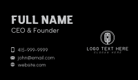 Microphone Voice Star Business Card Design