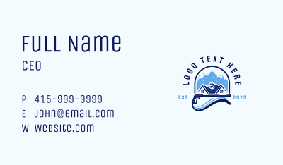 Power Washing Home Business Card Image Preview