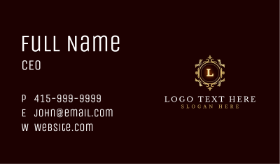 Luxury Decorative Ornamental Business Card Image Preview
