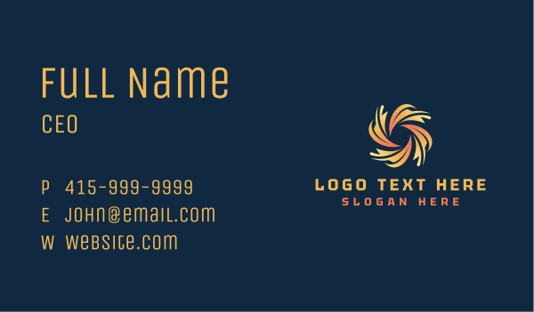 Tech Artificial Intelligence Business Card Design Image Preview