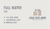 Minimalist Home Architecture Business Card Image Preview