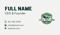 Grass Cutting Gardener Mower Business Card Preview