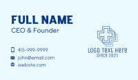 Blue Medical Hospital Business Card Image Preview