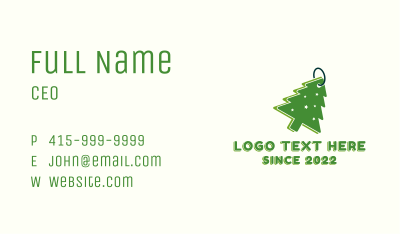 Pine Tree Souvenir Business Card Image Preview