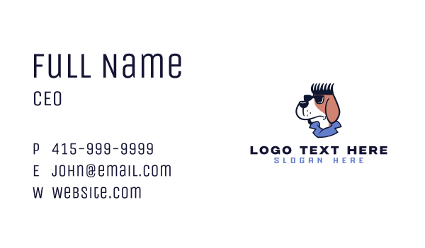 Dog Comb Hair Business Card Design Image Preview