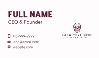 Decorative Art Skull Business Card Image Preview