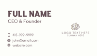 Cosmic Crystal Stone Business Card Design