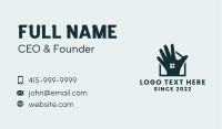 House Builder Hand  Business Card Image Preview