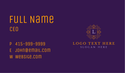 Regal Emblem Lettermark  Business Card Image Preview