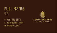 Castle Tower Shield Business Card Image Preview