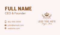 Luxury Monarch Crown  Business Card Image Preview
