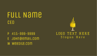Metallic Gold Tree Business Card Image Preview