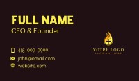 Holy Fire Cross Business Card Image Preview
