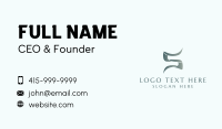 Generic Gray Letter S  Business Card Image Preview