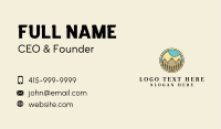 Outdoor Nature Mountain Range Business Card Image Preview