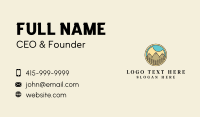 Outdoor Nature Mountain Range Business Card Preview