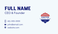 Patriotic American Shield Business Card Image Preview