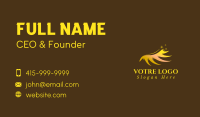 Golden Eyelash Extensions Business Card Image Preview