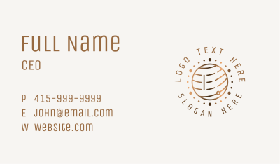 Global Circuit Letter E Business Card