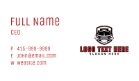 Auto Car Racer Business Card Image Preview