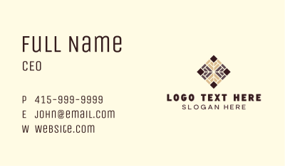 Floorboard Flooring Tile Business Card Image Preview