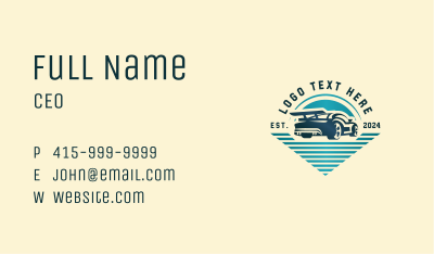 Sports Car Dealer Business Card Image Preview
