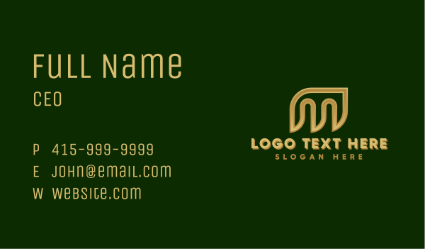 Luxury Business Agency Business Card Design Image Preview