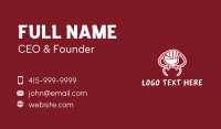 Power Fist Chain Business Card Preview