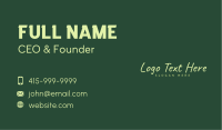 Wellness Beauty Wordmark Business Card Image Preview