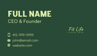 Wellness Beauty Wordmark Business Card Image Preview