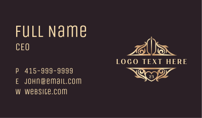 Premium Sewing Needle Business Card Image Preview