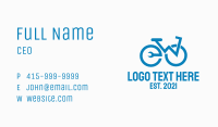 Blue Bike Repair  Business Card Image Preview