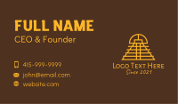 Ethnic Mayan Temple Business Card Image Preview