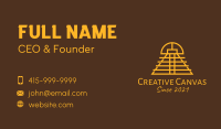 Ethnic Mayan Temple Business Card Image Preview