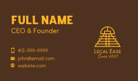 Ethnic Mayan Temple Business Card Image Preview