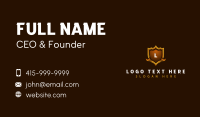 Shield Security Guard Business Card Image Preview