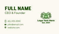 Organic Family People Business Card Image Preview