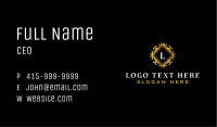 Elegant Ornamental Crest Business Card Image Preview