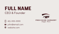 Feminine Eyelash Beauty Business Card Image Preview