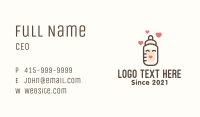 Milk Bottle Baby Care Business Card Image Preview