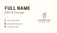 Milk Bottle Baby Care Business Card Image Preview
