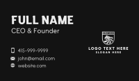 Silver Tiger Shield Business Card Image Preview