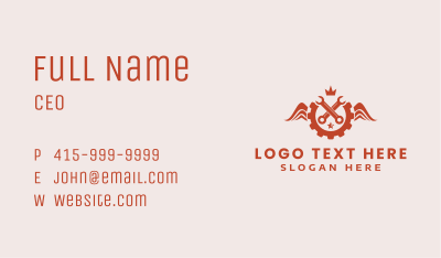 Wrench Gear Mechanic Business Card Image Preview