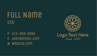 Gold Flower Centerpiece  Business Card Image Preview